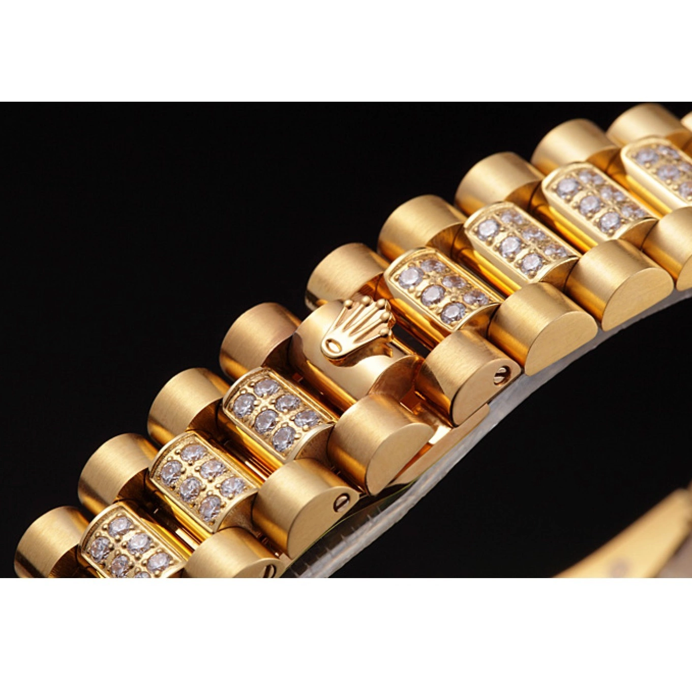Rolex copies cheap 621614 Rolex Diamonds Yellow Swiss Gold-srl184 Day-Date 0625